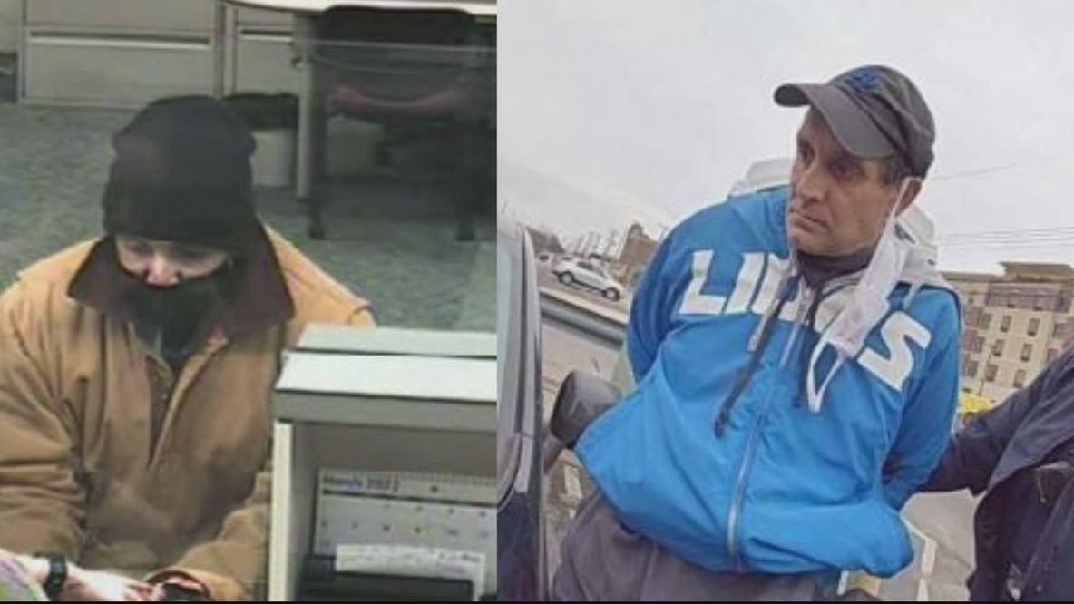 Dearborn bank robbery suspect found hiding in port-a-potty